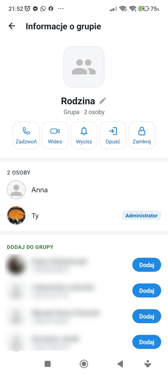 Videollamada en grupo en PhoneMe